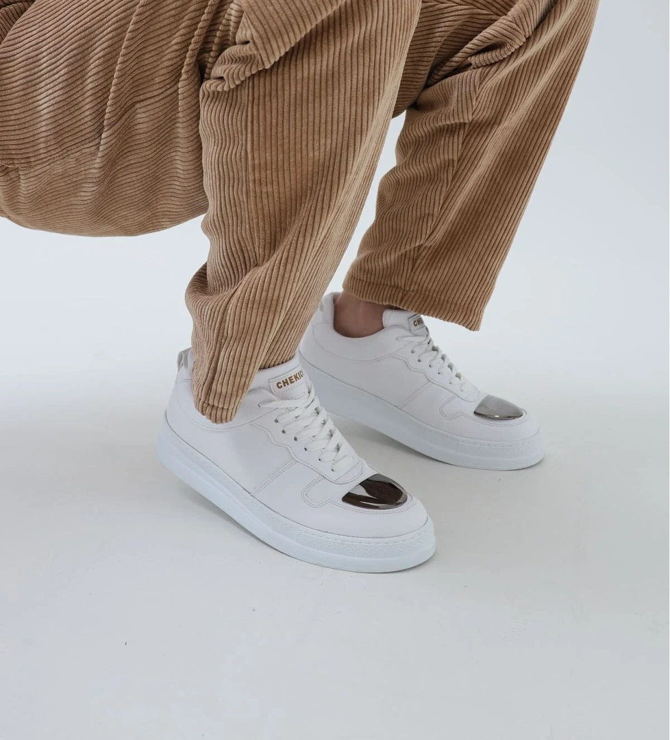 Chekich CH185 CBT Force Mirror Erkek Ayakkabı BEYAZ model görseli