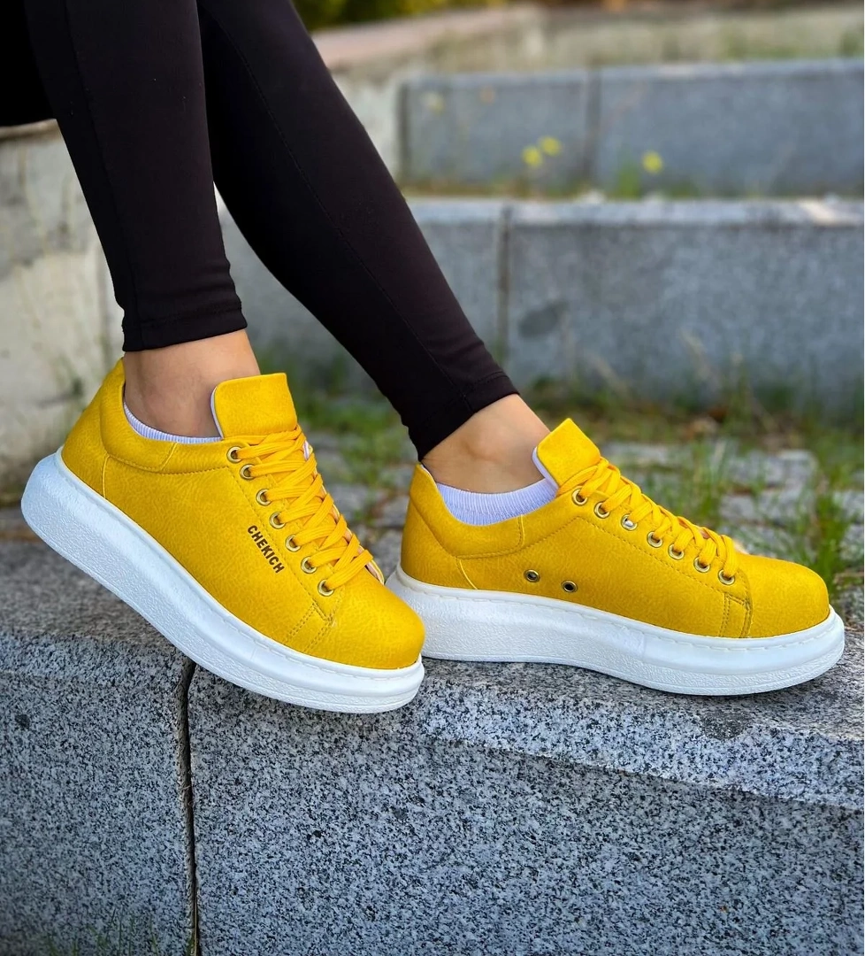 Chekich CH257 CBT Estrella Kadın Ayakkabı SARI model görseli