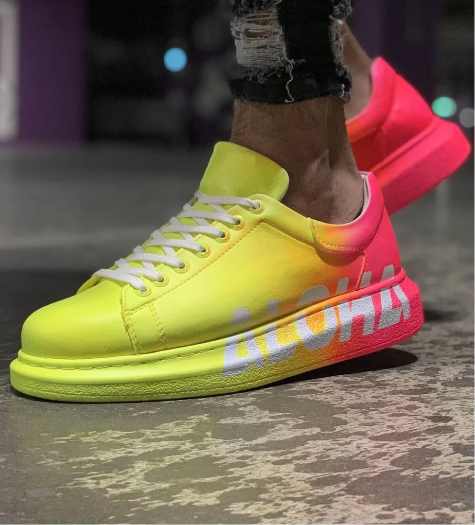 Chekich CH254 CBT Pittura Erkek Ayakkabı 401 ALH SARI / PEMBE model görseli