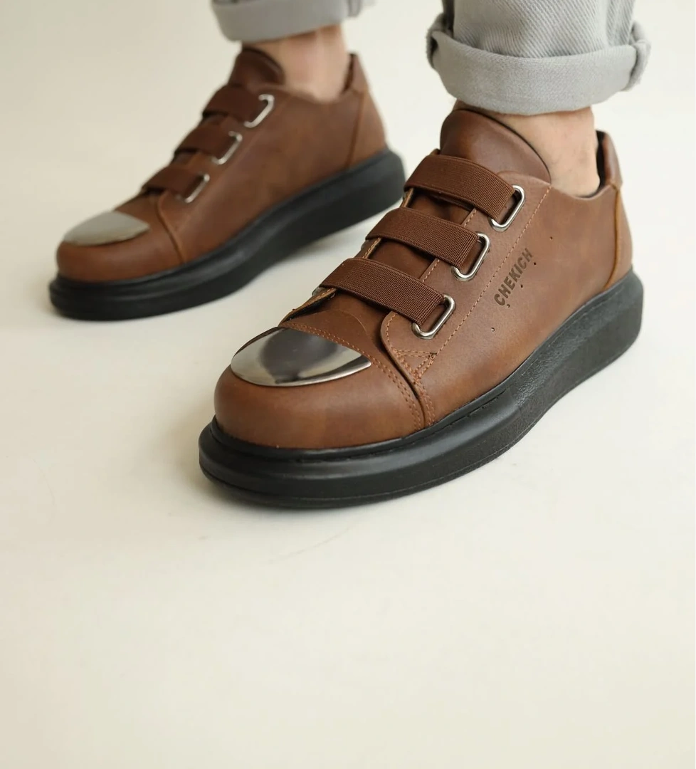 CH251 CRT Mirror Erkek Ayakkabı TABA