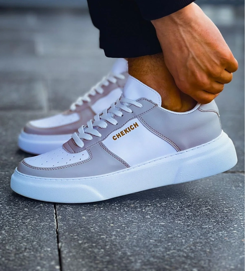 Chekich CH087 FBT Kenton Erkek Ayakkabı BEYAZ/GRI model görseli