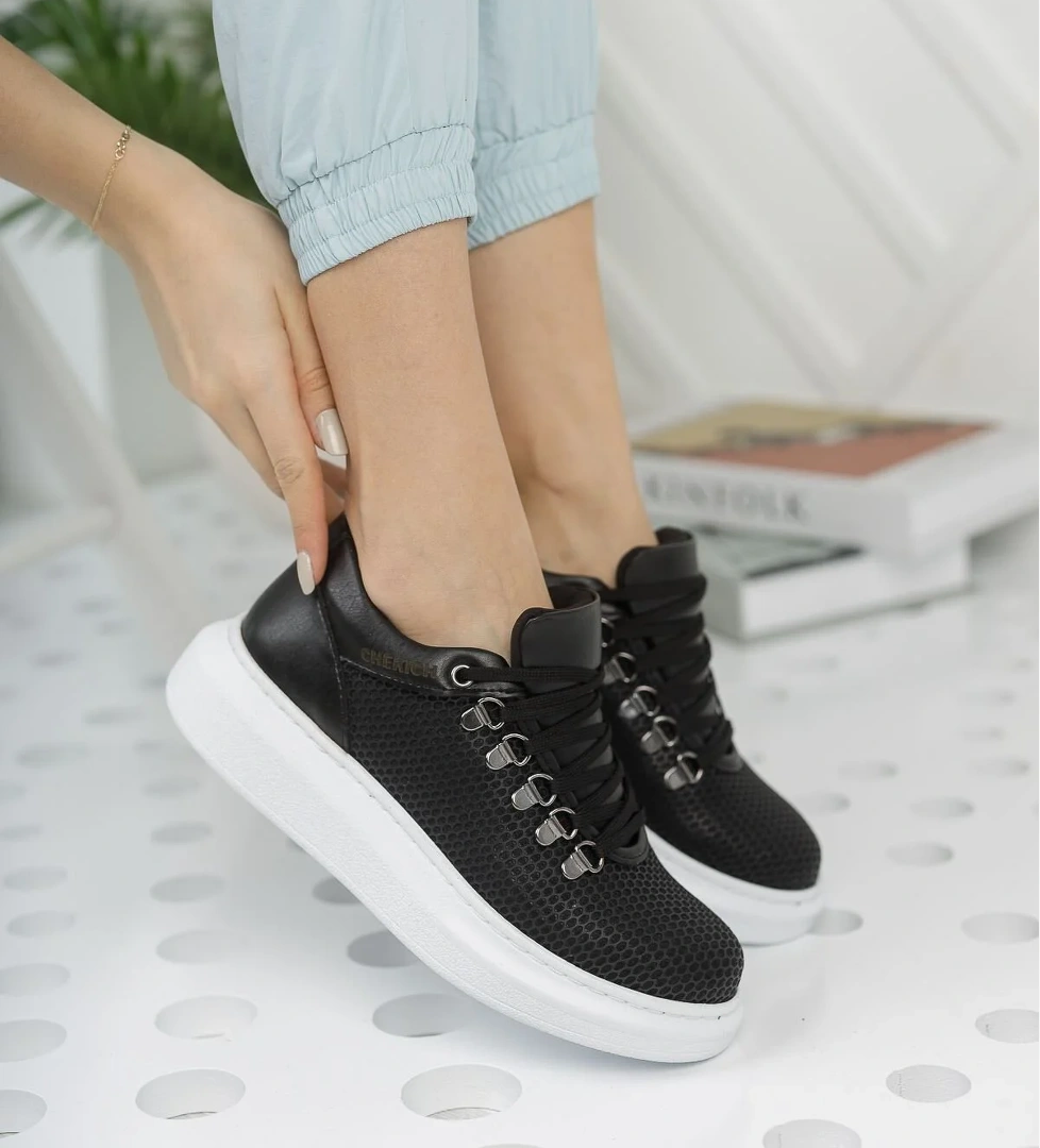 Chekich CH021 CBT Favo Kadın Ayakkabı SIYAH model görseli