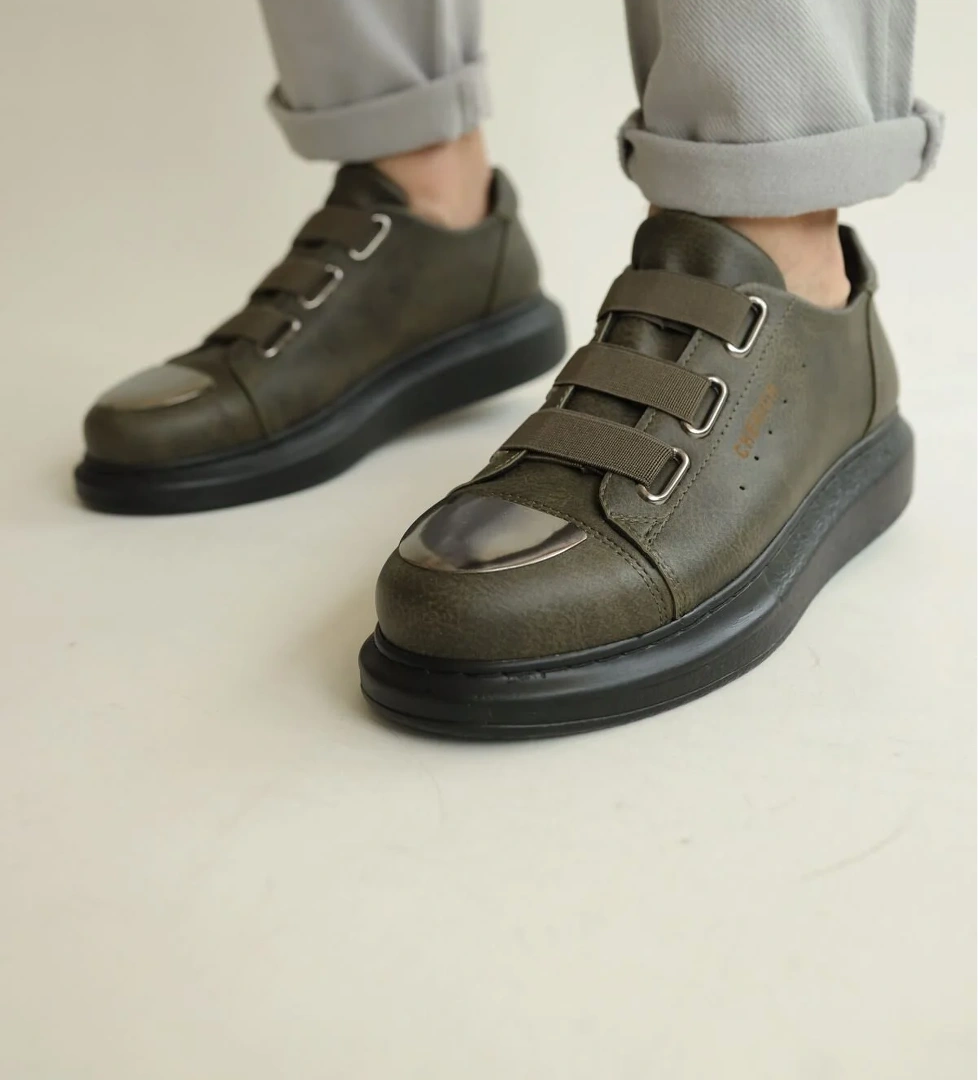 CH251 CRT Mirror Erkek Ayakkabı HAKI