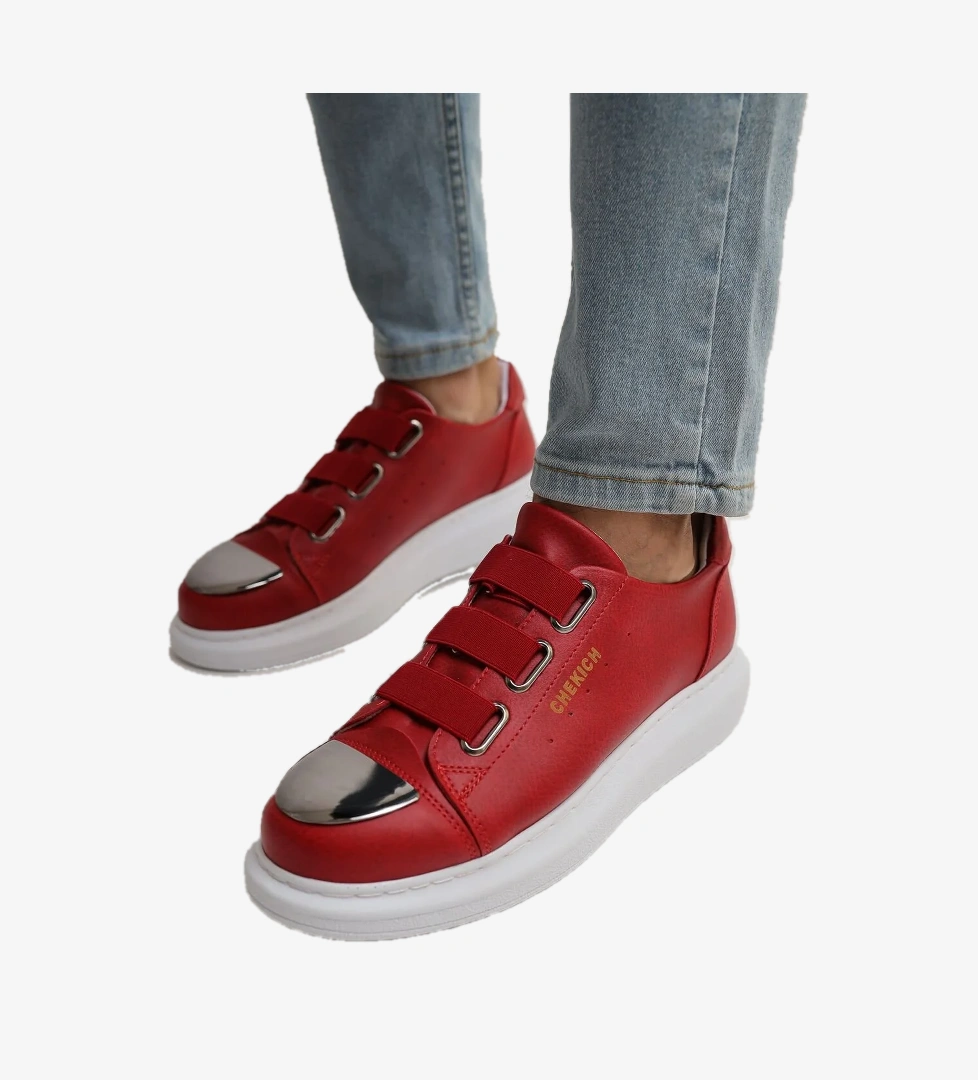 Chekich CH251 CBT Mirror Erkek Ayakkabı KIRMIZI model görseli