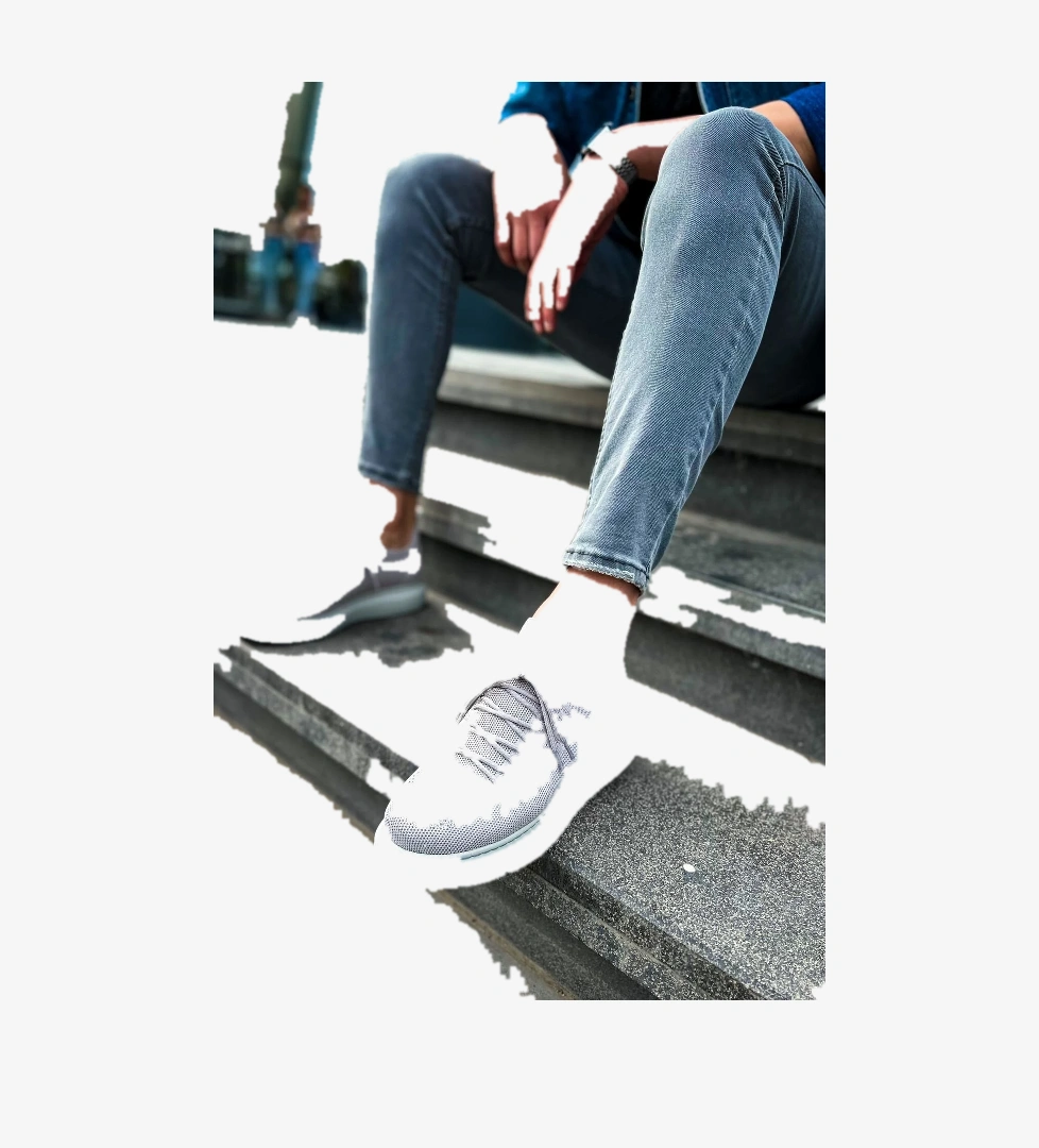 Chekich CH307 RT Tricot Erkek Ayakkabı GRI model görseli