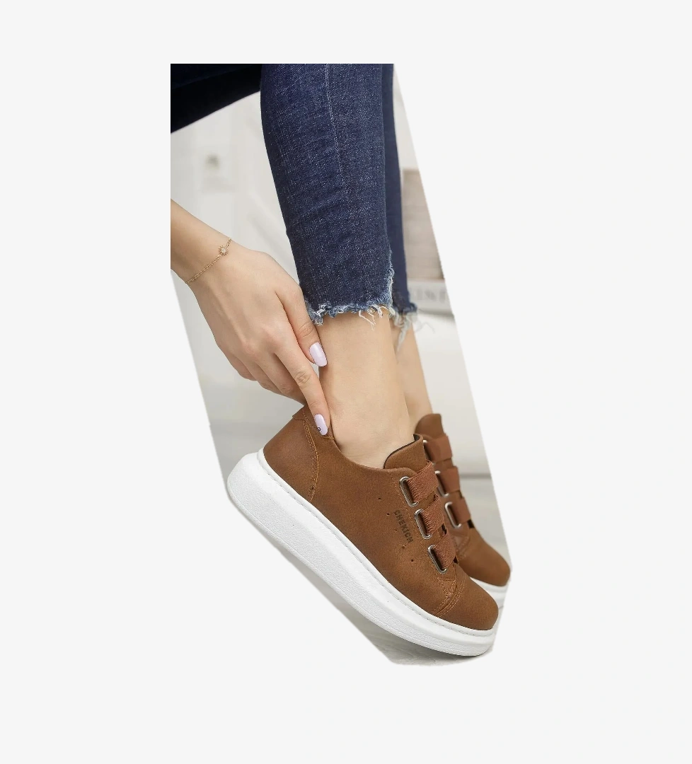 Chekich CH253 CBT Mirror Non Kadın Ayakkabı TABA model görseli