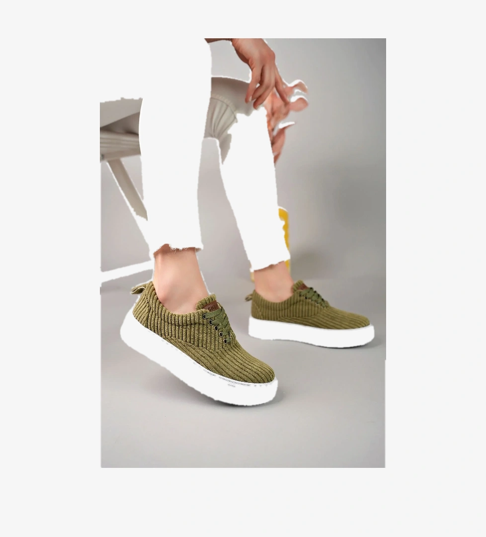 Chekich CH173 KBT Velluto Kadın Ayakkabı HAKI model görseli