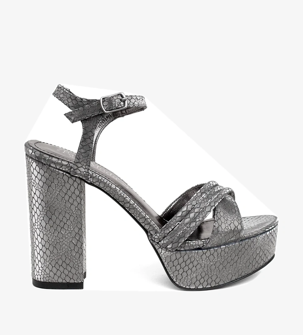 Miss Park Moda PM08 K2044 Kadın Platform Ayakkabı Platin model görseli