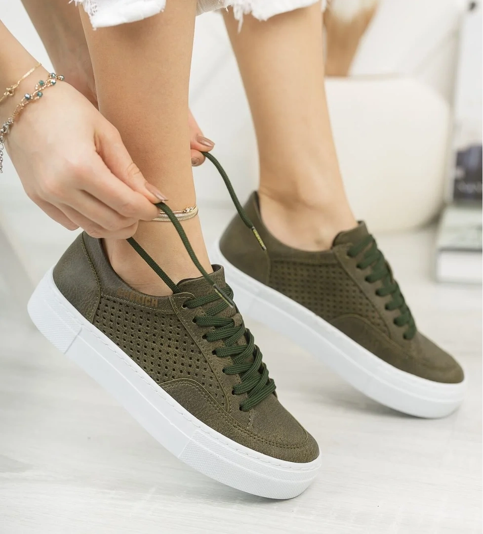 CH015 CBT First Edition Kadın Ayakkabı HAKI - Görsel 1