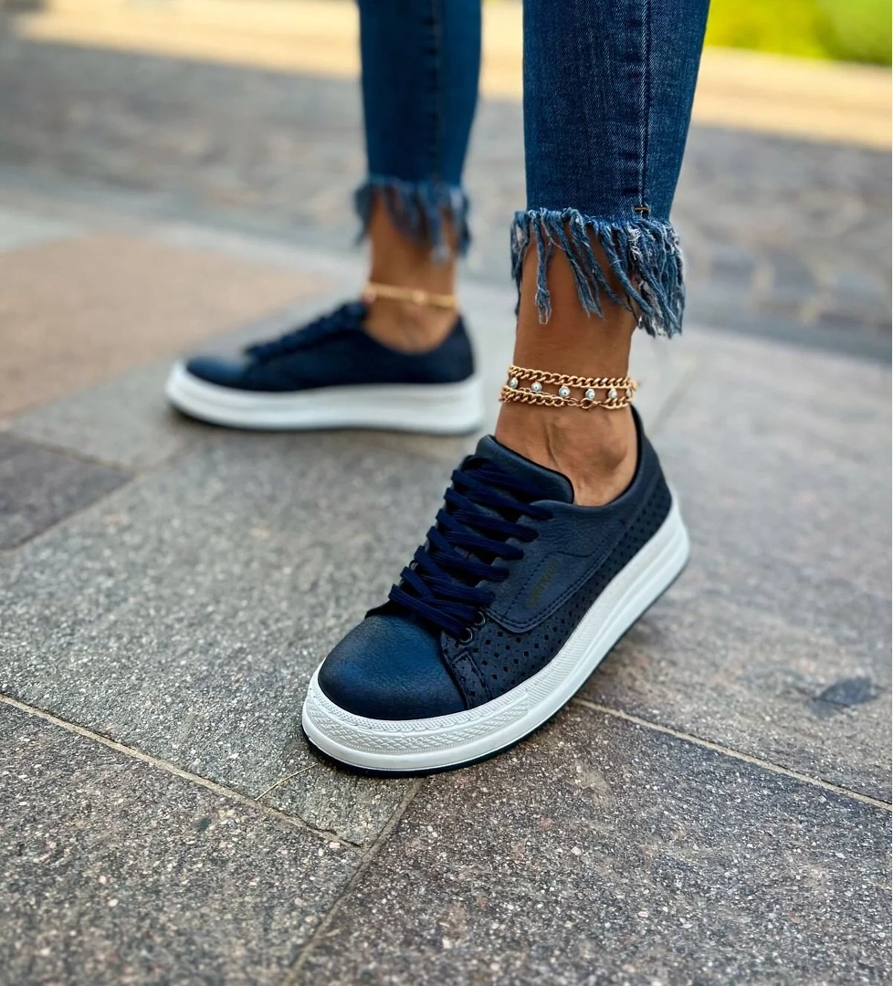 Chekich CH043 CBT Cowien Kadın Ayakkabi LACIVERT model görseli