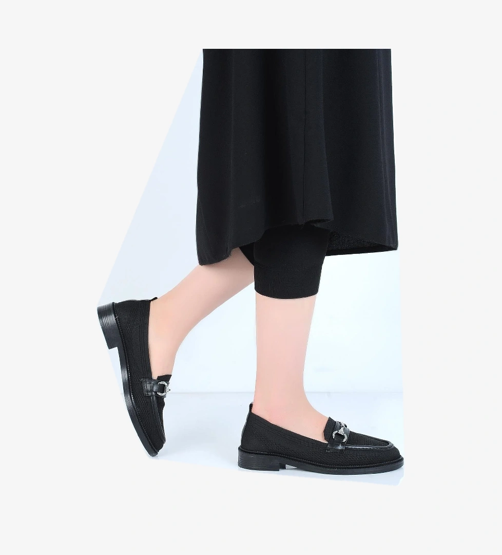 Scarletta 24-06 Triko Günlük Kadın Düz Babet Ayakkabı model görseli