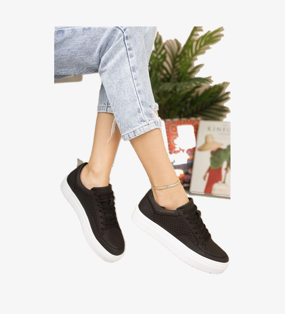 Chekich CH015 CBT First Edition Kadın Ayakkabı SIYAH model görseli