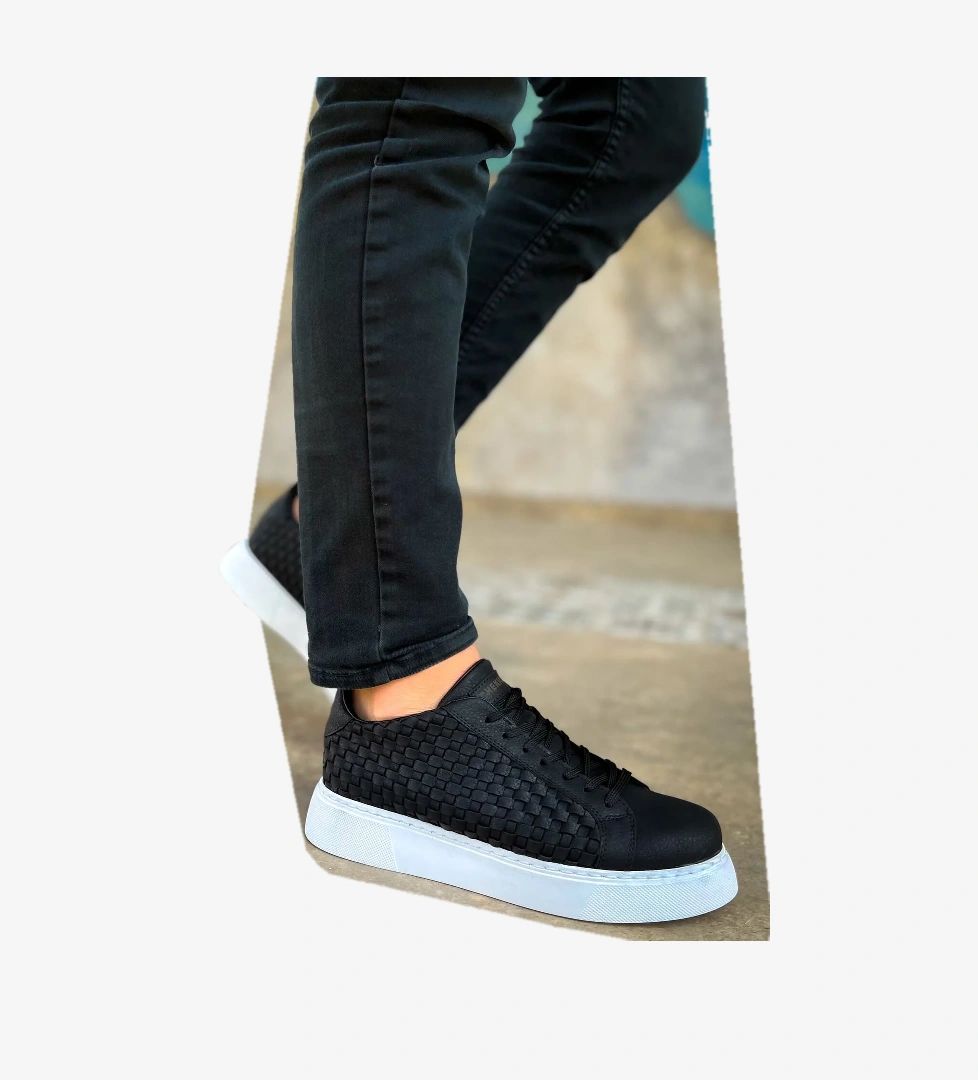 CH203 OBT Maglieria Erkek Ayakkabı SIYAH - Görsel 1