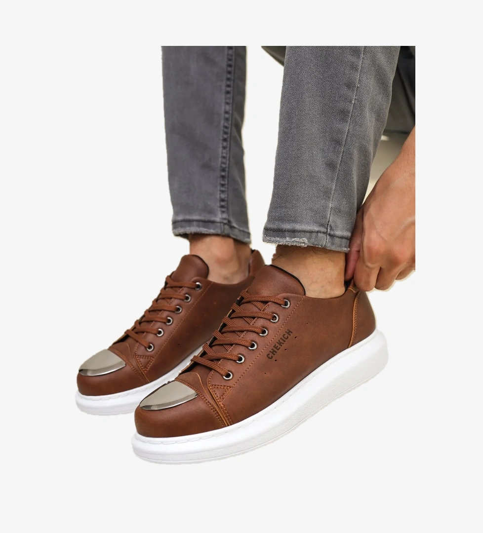 Chekich CH175 CBT Mirror Erkek Ayakkabı TABA model görseli