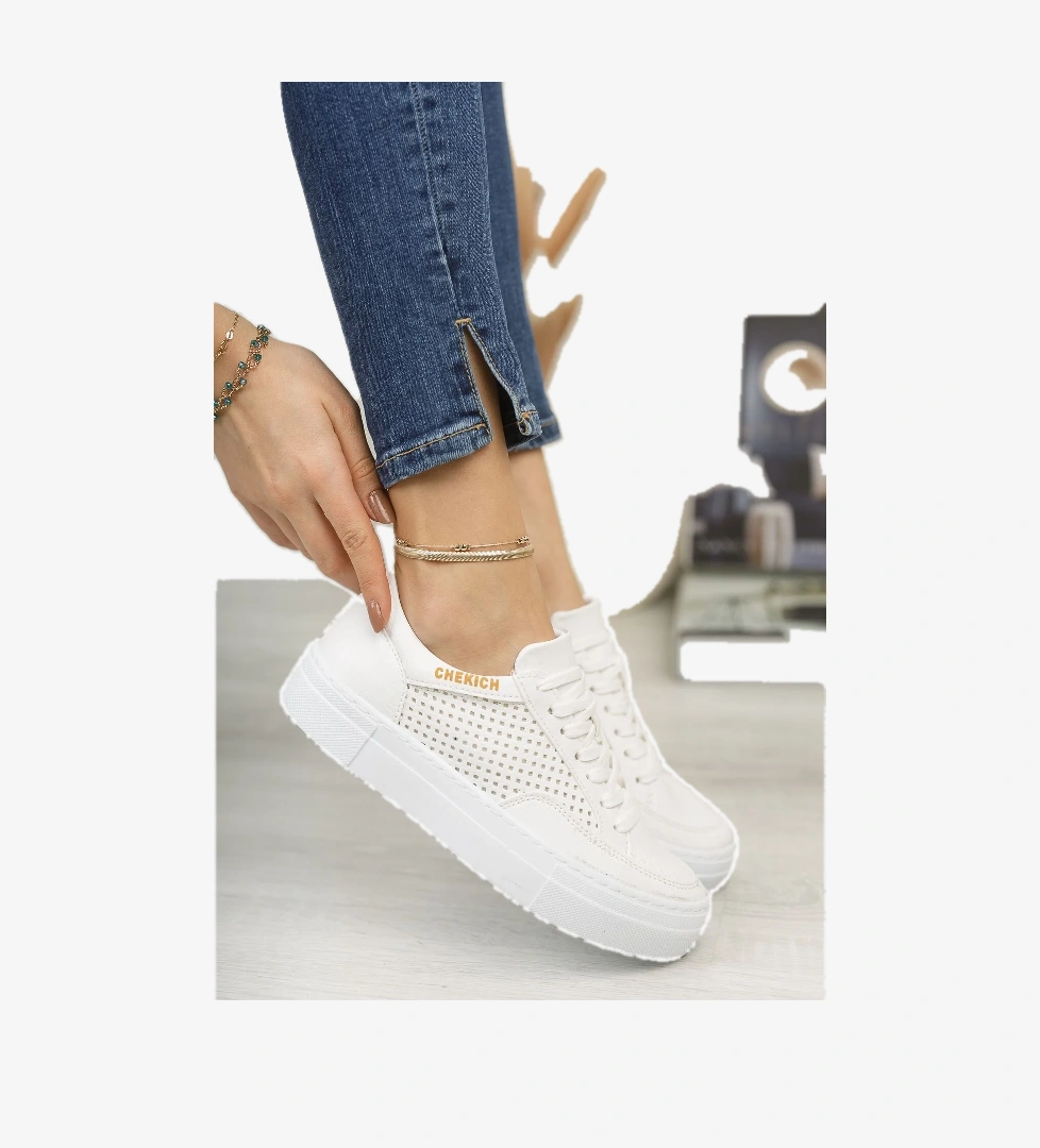 Chekich CH015 CBT First Edition Kadın Ayakkabı BEYAZ model görseli