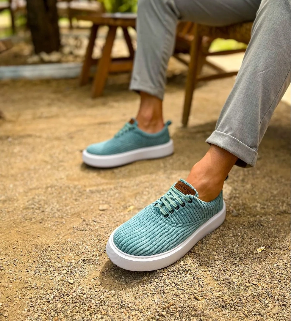 CH173 KBT Velluto Erkek Ayakkabı SU YESILI