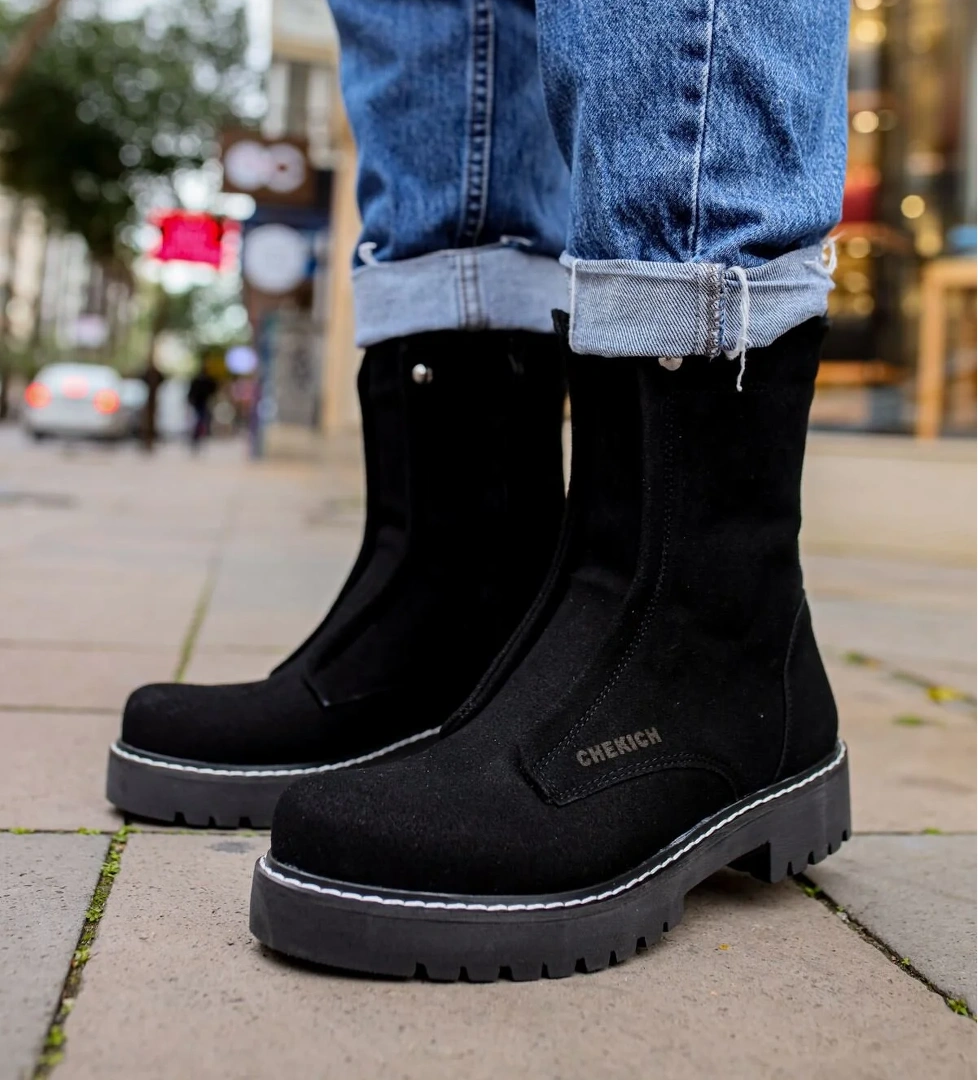 CH027 SST Quebec Erkek Bot SIYAH - Görsel 1