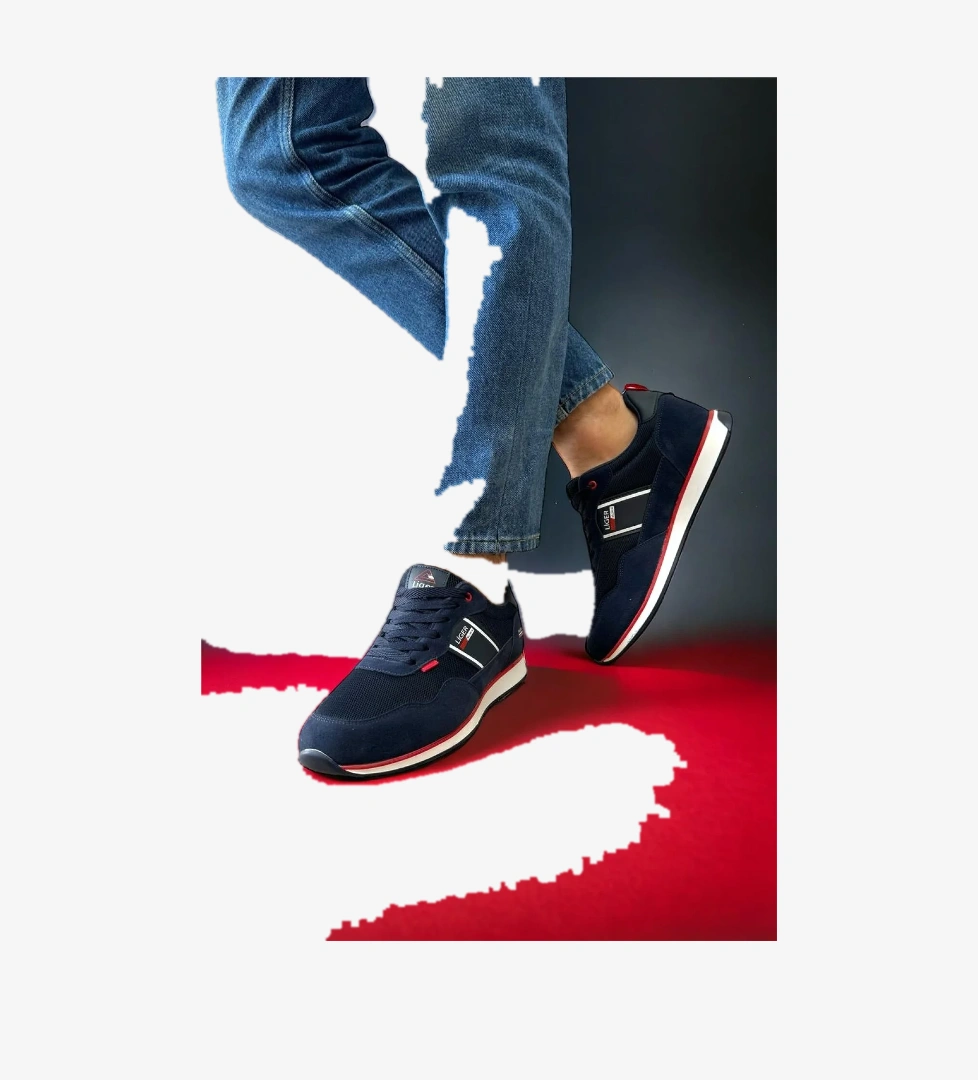 Erkek Günlük Sneaker Spor Ayakkabı LACİVERT