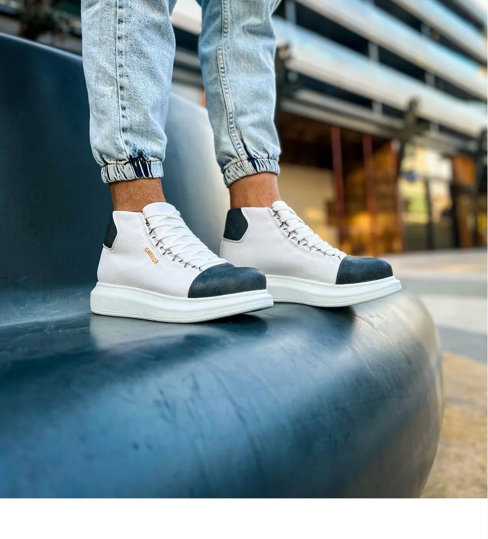 Chekich CH258 GBT Roma Colourful Erkek Bot BEYAZ/ANTRASIT model görseli