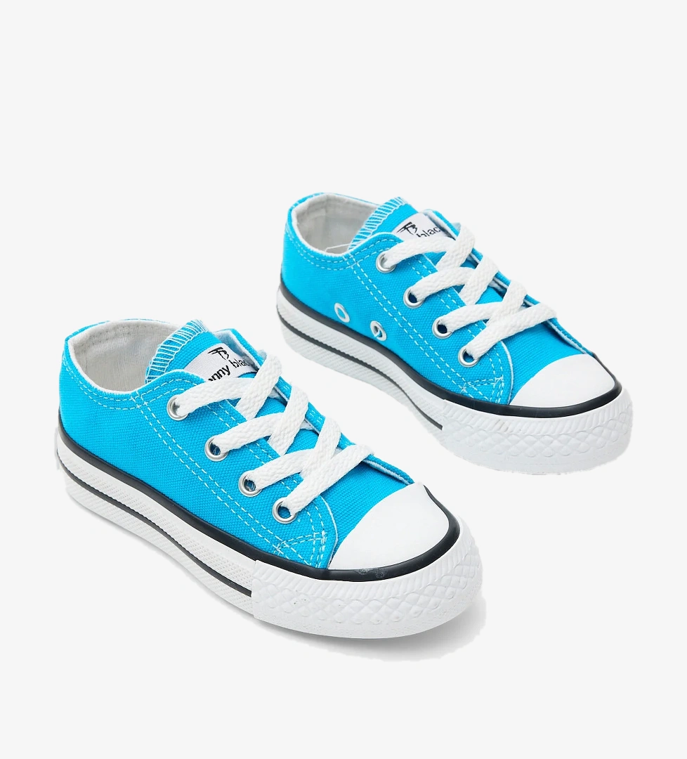 Çocuk Unisex Bebe Mavisi Rahat Kalıp Bağcıklı Spor Ayakkabı