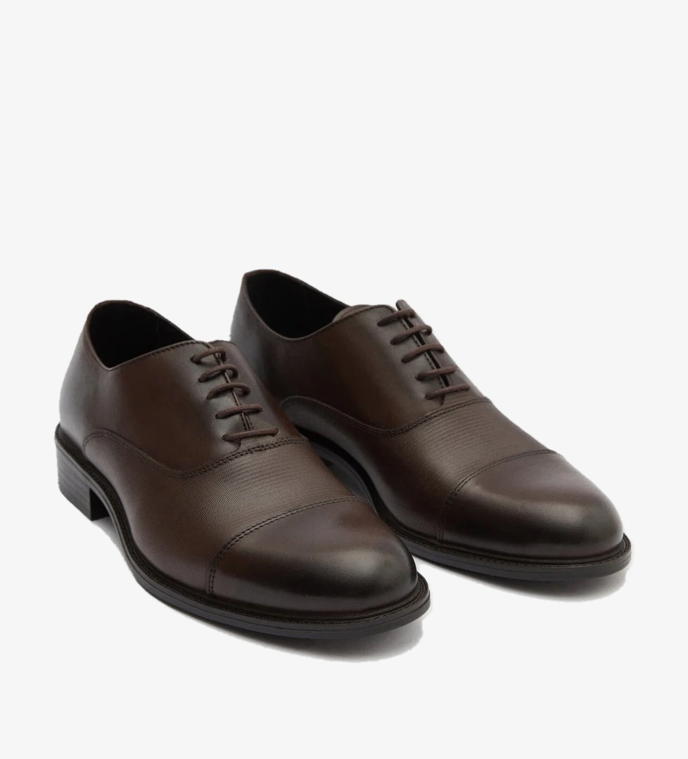 D& 039 S Damat Ds Damat Kahverengi Klasik Deri Ayakkabi model görseli