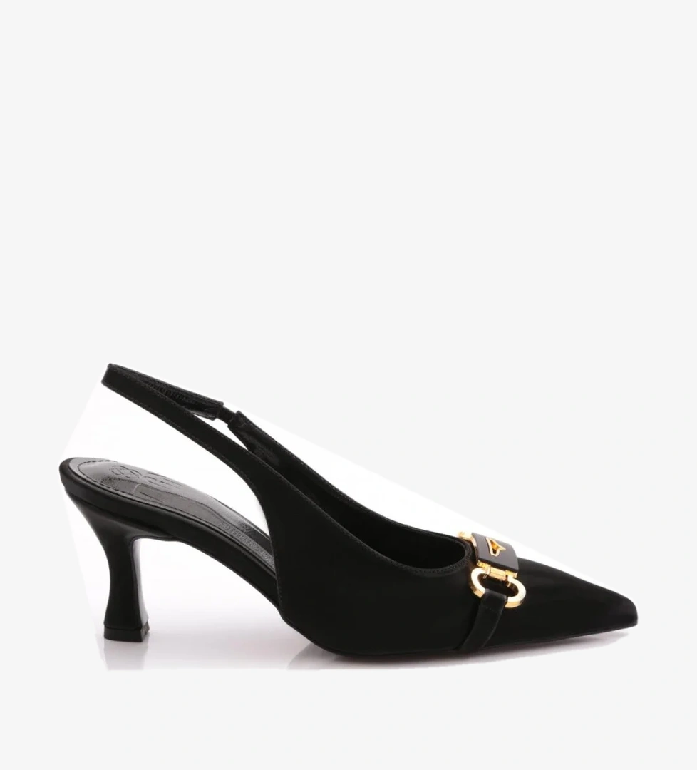 Dgn 2089 Kadin Arkasi Açik Topuklu Ayakkabi model görseli