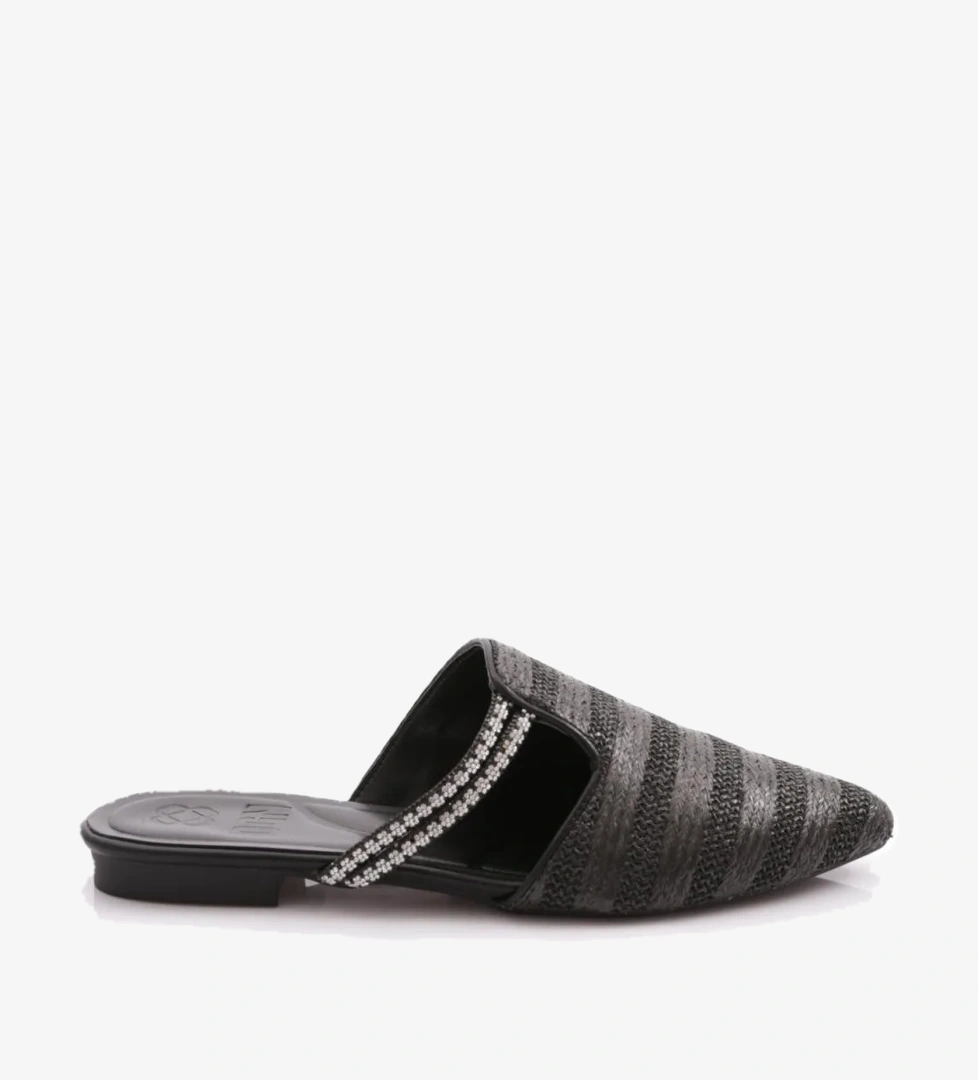 Pm386-K566 Kadin Taş Süslemeli Terlik