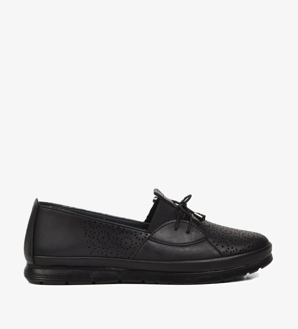 1107 Siyah Kadın Günlük Ayakkabı - Görsel 1