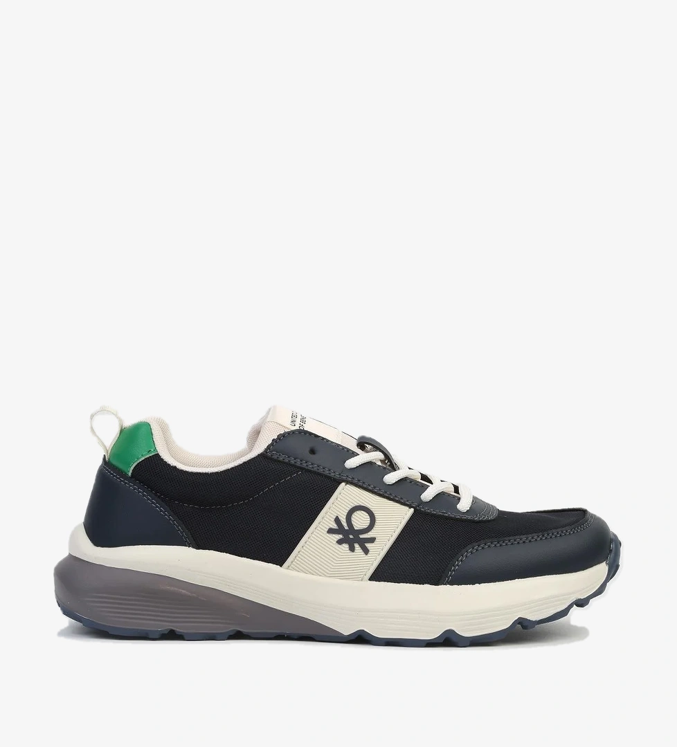 Benetton ® İthal Lacivert Bej Erkek Spor Ayakkabı Bni-10252 model görseli