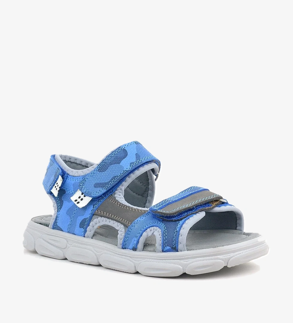Rakerplus Wisps Hakiki Deri Saks Mavi Çocuk Sandalet Ayakkabı model görseli
