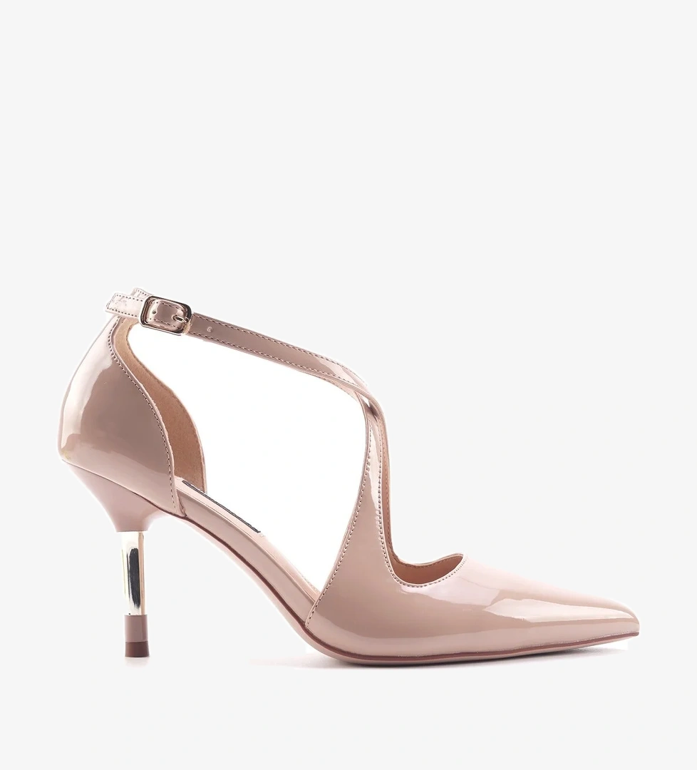 ALBAN 4FX Bej Kadın Topuklu Ayakkabı - Görsel 1