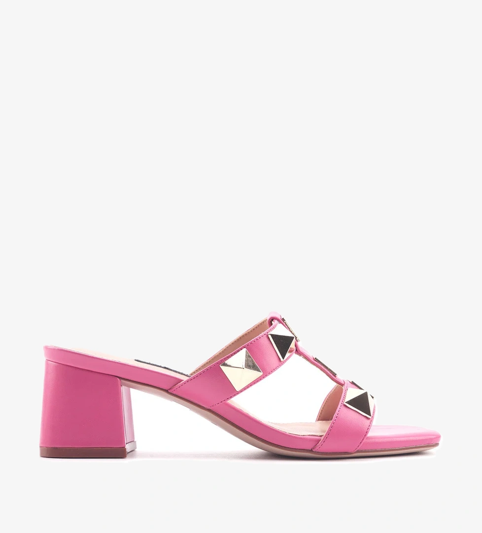 JOEY 4FX Fuşya Kadın Topuklu Terlik - Görsel 1