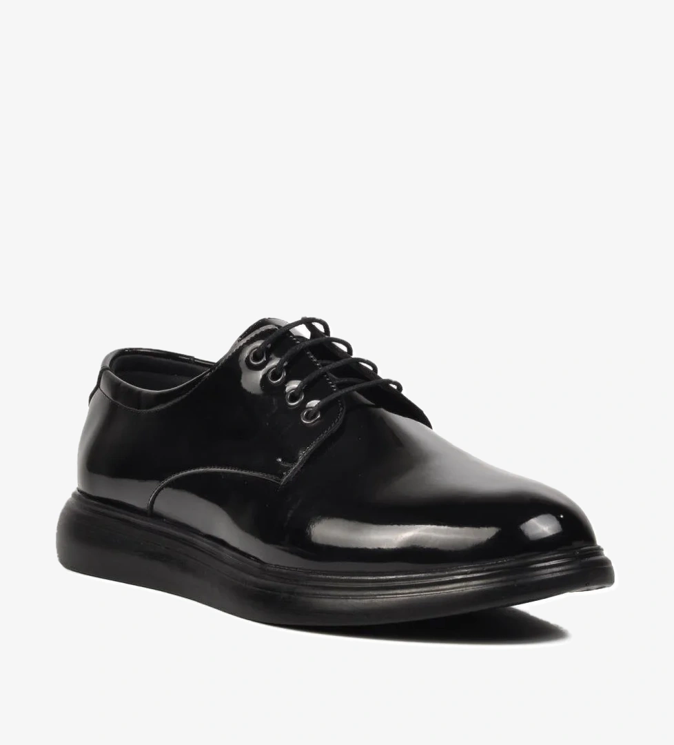 P200 Siyah Rugan Erkek Günlük Ayakkabı