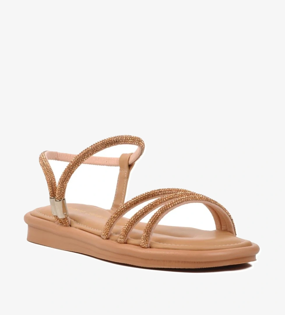 Pierre Cardin Pc-5100 Bej Siyah Kadın Sandalet model görseli