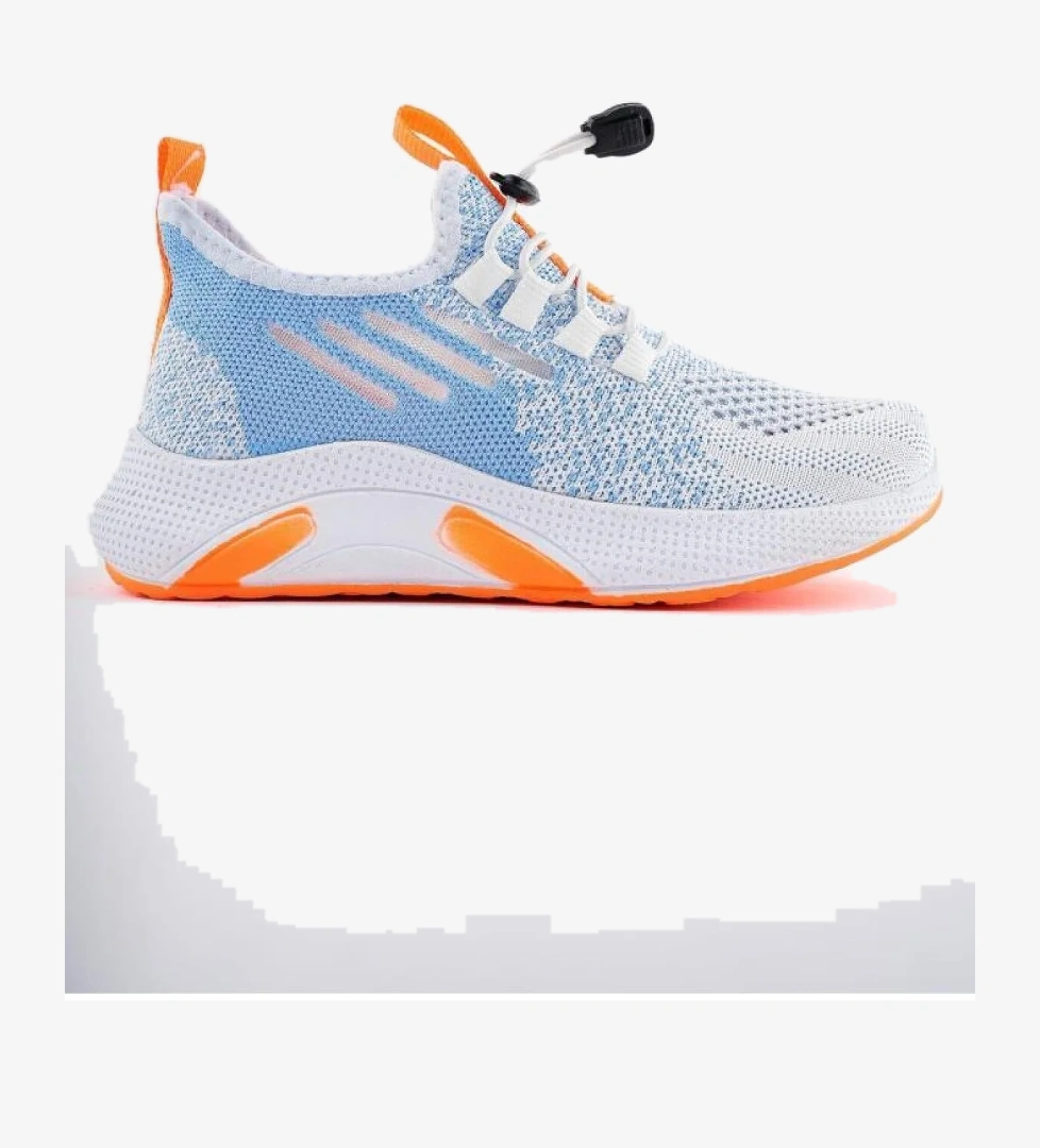 Tutinom 507-24 Triko Sneaker Kız Çocuk Ayakkabı Beyaz Oranj 31-35 model görseli