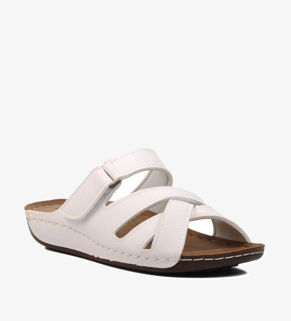 08-054 Beyaz Kadın Terlik