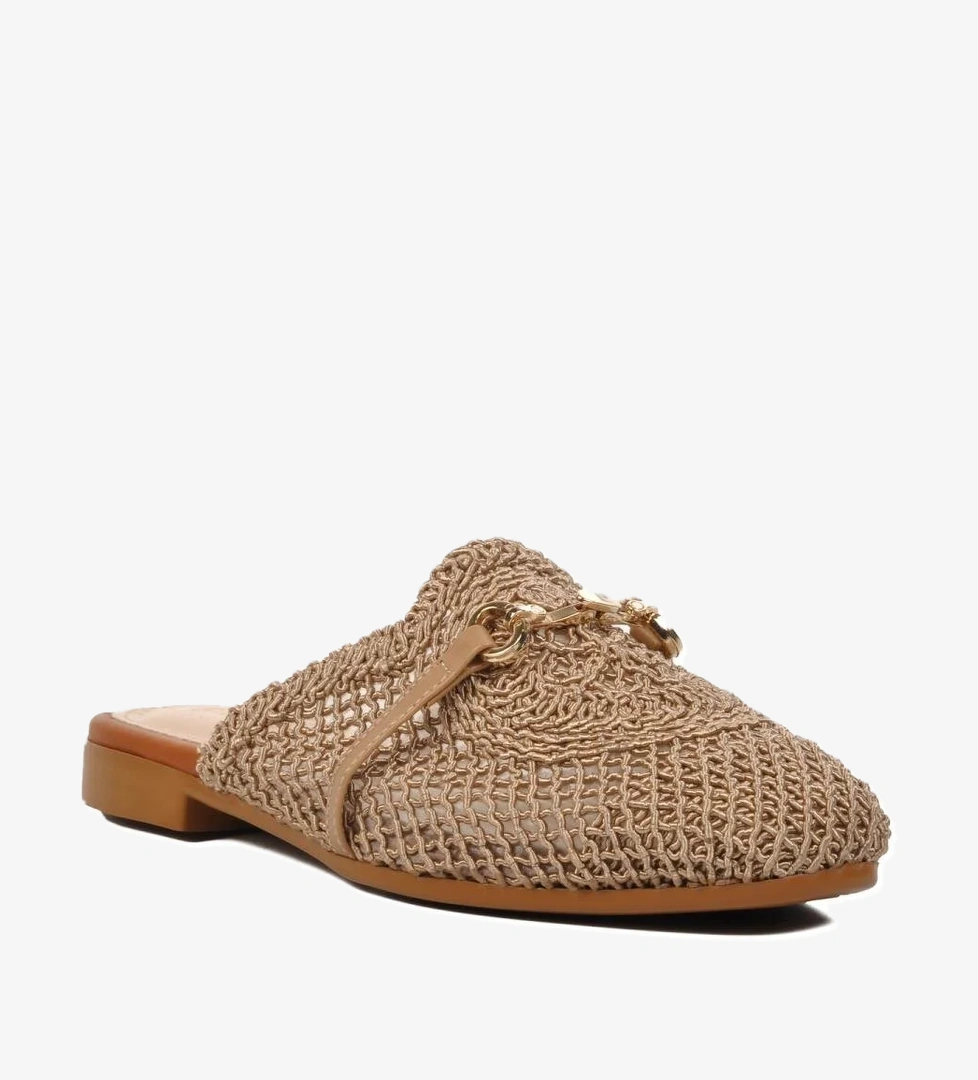 PC-53128 Vizon Kadın Örgülü Terlik