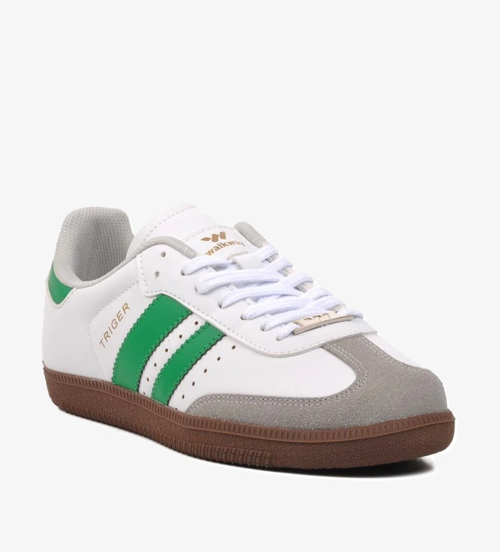 Walkway Triger Beyaz-yeşil Beyaz-siyah Unisex Sneaker model görseli