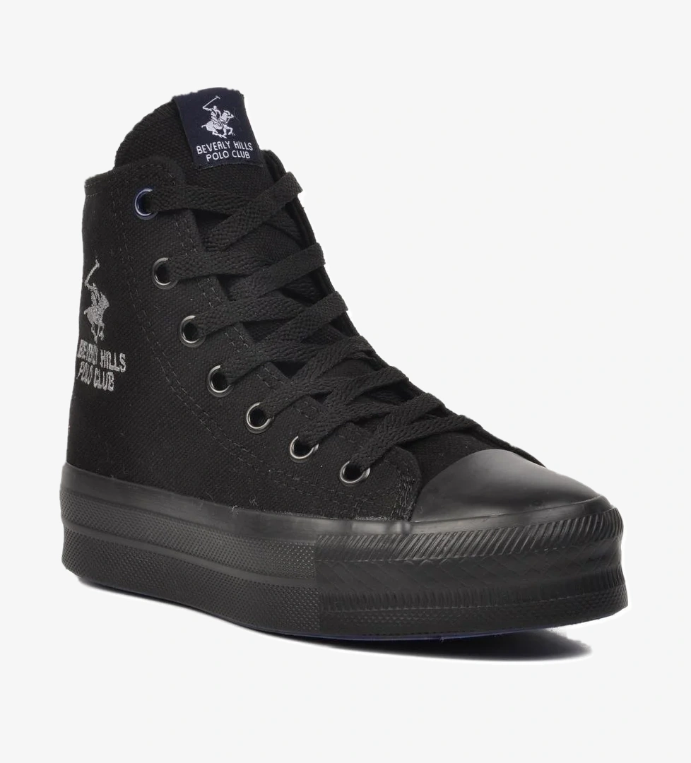 Beverly Hills Polo Club PO-30086 Siyah Unisex Hi Sneaker model görseli