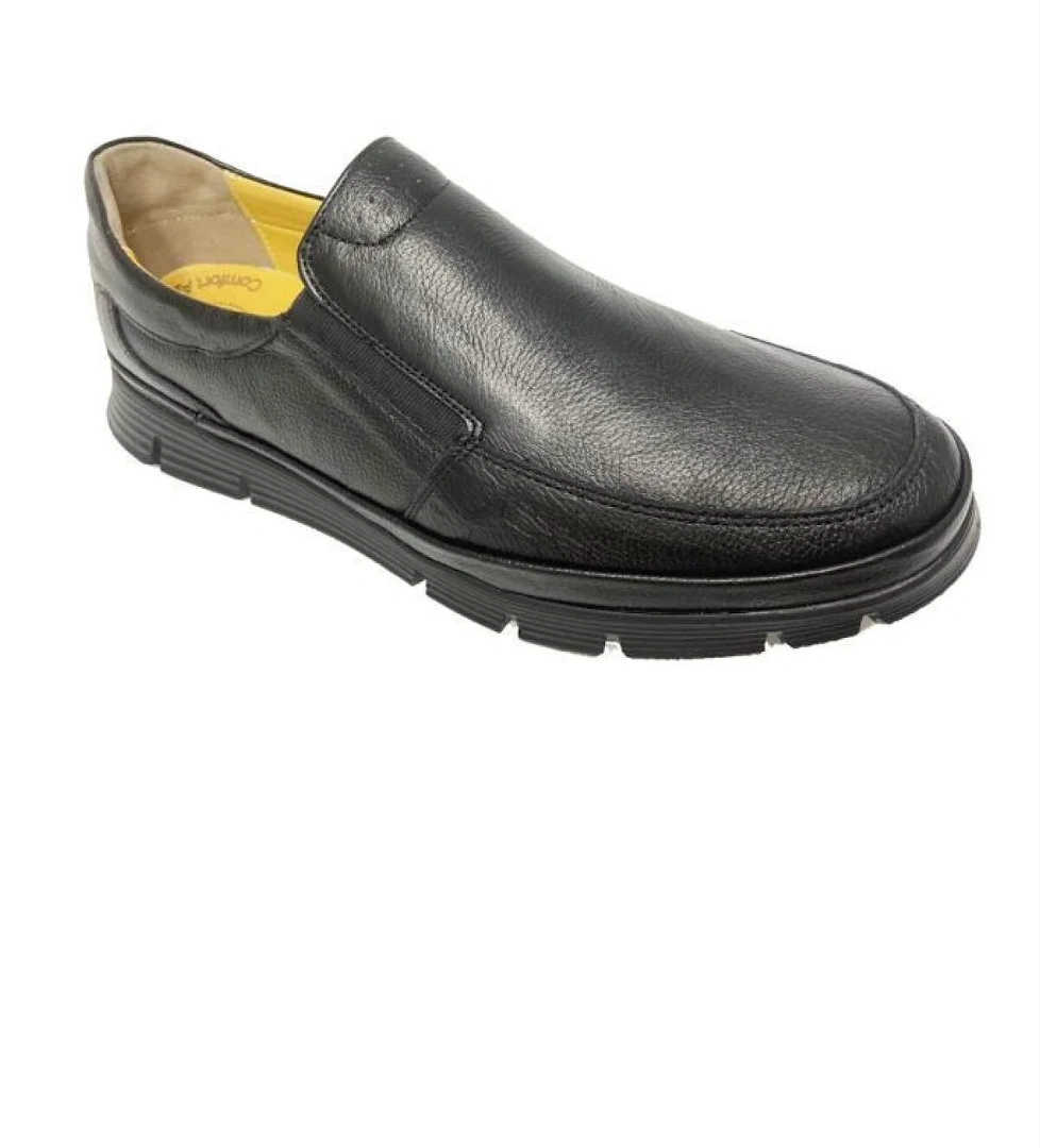 304-24 Hakiki Deri Anatomik Poli Taban Erkek Ayakkabı - Görsel 1