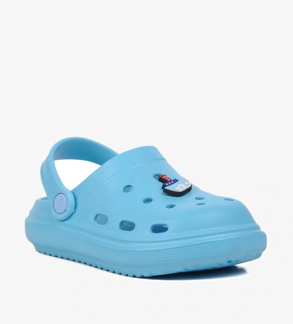 755-F Bebe Mavisi Çocuk Sabo Terlik - Görsel 1