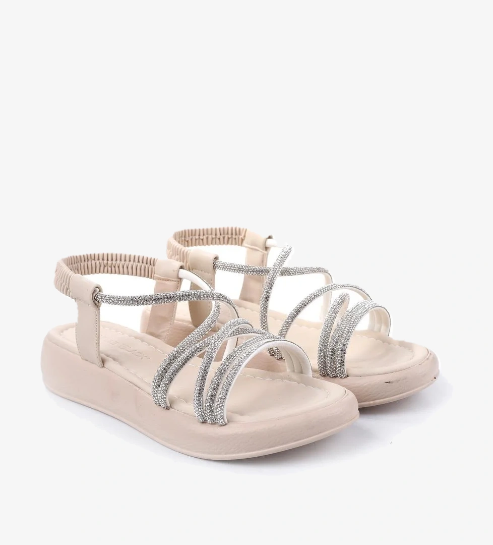 Castle Black 35250 Taş Detaylı Günlük Kadın Sandalet model görseli