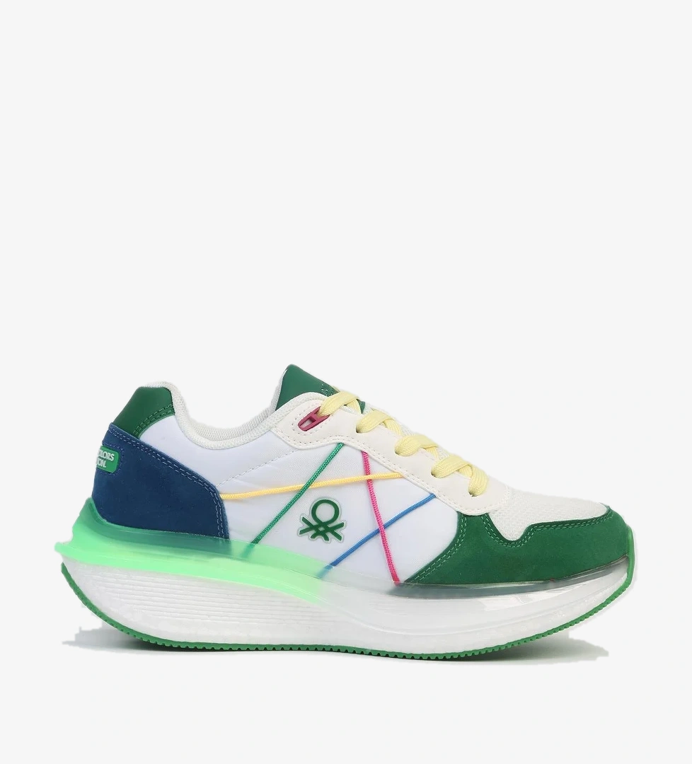 Benetton ® İthal Beyaz Kadın Spor Ayakkabı Bni-10044 model görseli