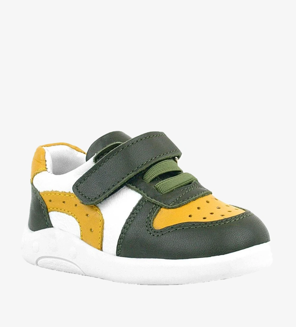 Rakerplus Hakiki Deri Haki Sarı Anatomik Bebek Spor Ayakkabı model görseli