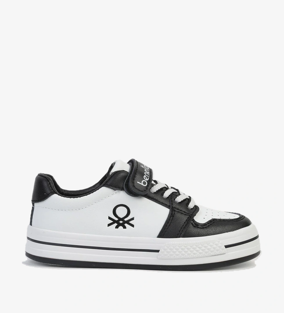 ® İTHAL Beyaz Siyah Çocuk Spor Ayakkabı BNI-10029 - Görsel 1