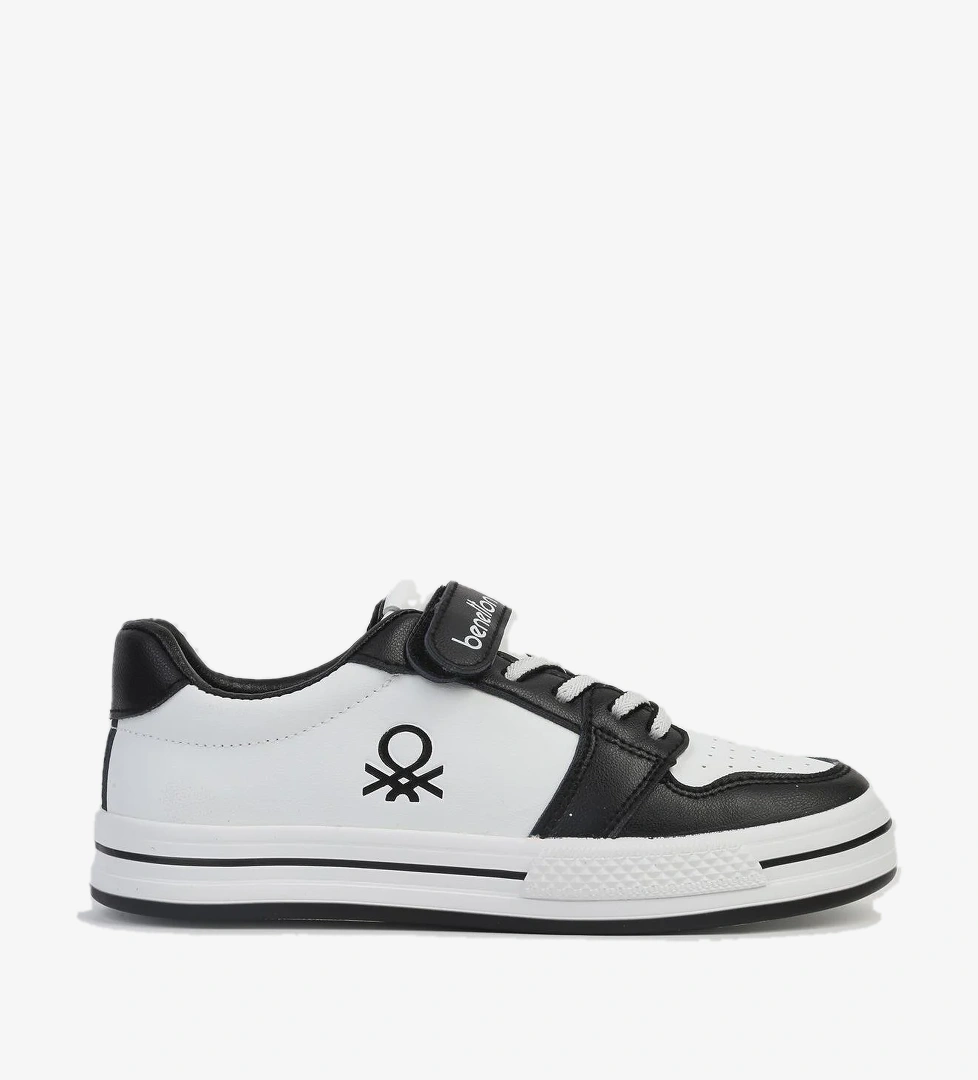 ® İTHAL Beyaz Siyah Çocuk Spor Ayakkabı BNI-10024