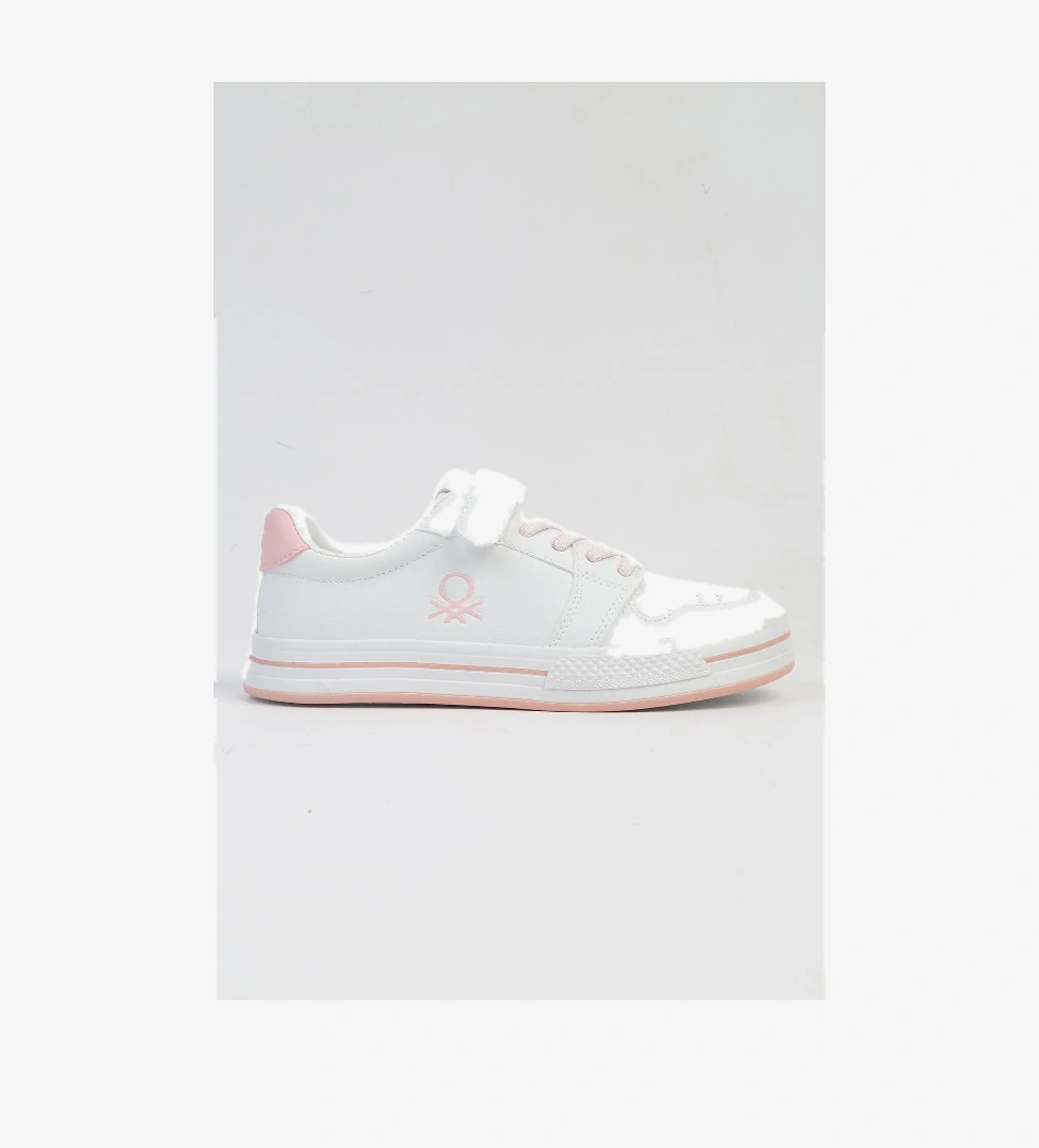 Benetton ® İthal Beyaz Siyah Çocuk Spor Ayakkabı Bni-10024 model görseli