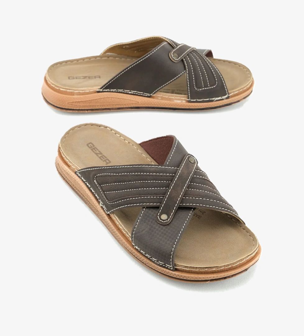Yazlık Erkek Tasarım Rahat Taban Günlük Terlik - Görsel 1