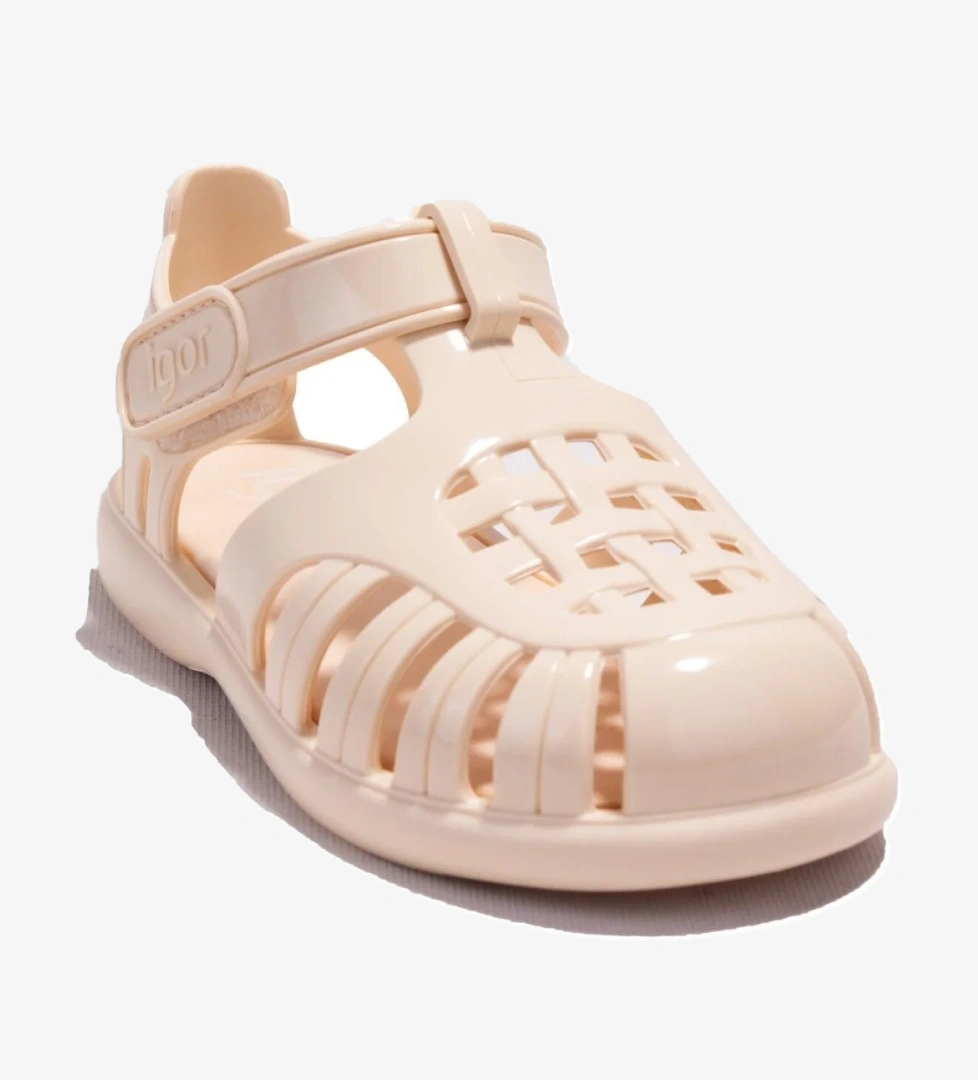 Igor S10311 Tobby Gloss Bej Pembe Ortopedik Günlük Erkek Kız Çocuk Sandalet model görseli