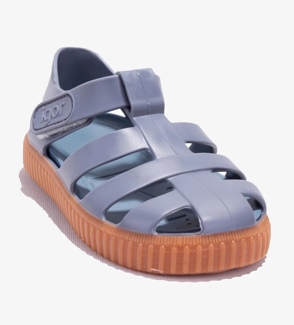 S10291 Nıco Caramelo Mavi Ortopedik Günlük Erkek Çocuk Sandalet